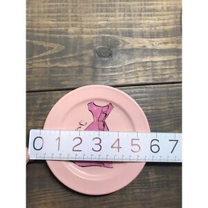 Set of 3 Rosanna made in Italy*iligant*rose pink dress*pale pink plate 5-3/4”